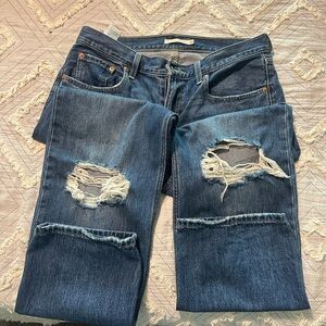 Levi’s Low Pro Straight Blue Jeans